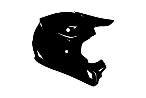 Black Protective Helmet Isolated on White: A Versatile Vector Asset for Modern Design