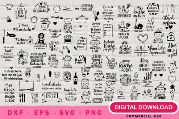 Crafting Authenticity: A Guide to the German Kitchen Sayings SVG Bundle for Cricut