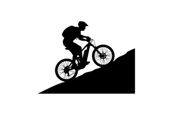 Cyclist Performing Mountain Bike Jump Ag