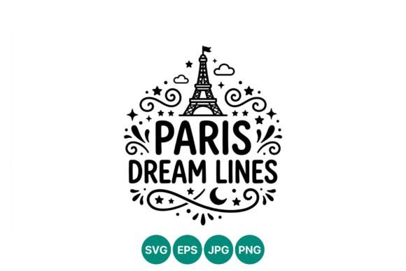 Evaluating the Paris Dream Lines Eiffel Tower Vector for Professional Design Work