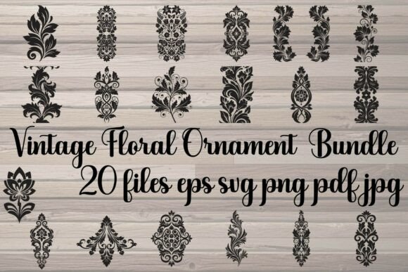 Evaluating the Vintage Floral Ornament Bundle for Digital Crafting