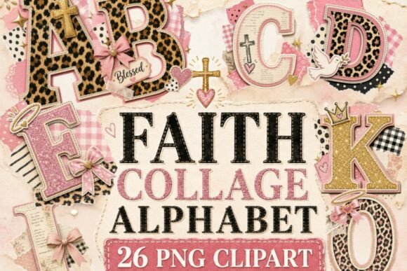 Faith Collage Alphabet PNG Bundle Guide