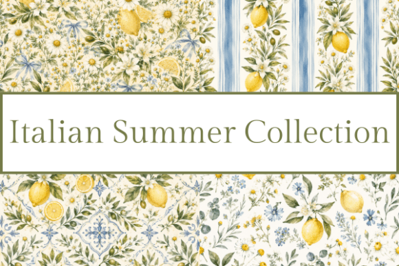 Italian Summer Lemon Floral Bundle: A Practical Resource for Mediterranean Design