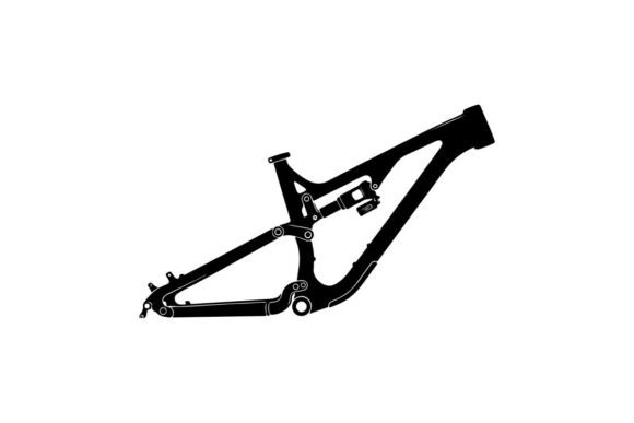 Mountain Bike Frame Isolated on White Background: The Ultimate Asset for Creative Designers