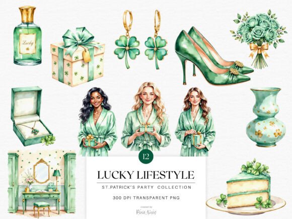 St. Patrick’s Party Watercolor Clipart: A Guide to Feminine Holiday Design Assets