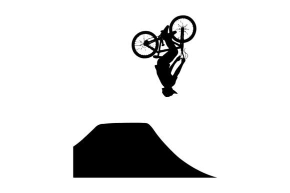 Strategic Visual Storytelling: Leveraging the BMX Cyclist Performing Mid-Air Trick Aga Silhouette