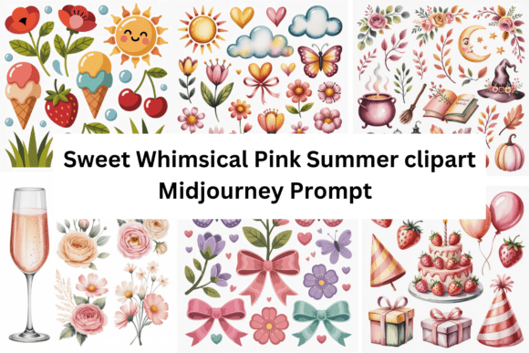 Sweet Whimsical Pink Summer Clipart Guide