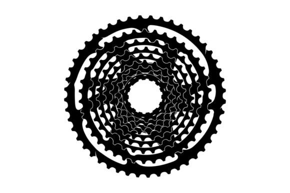 Unlocking Design Potential with Black and White Industrial Gear Silhouettes