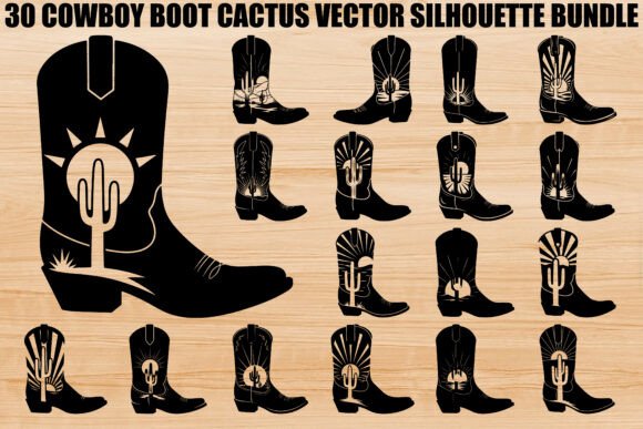 Unlocking Western Aesthetics: The Strategic Value of the Cowboy Boot Cactus Silhouette Bundle for Modern Creators