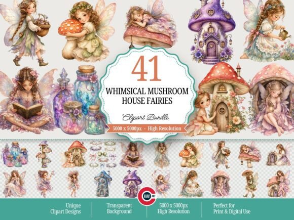 Whimsical Mushroom House Fairies: A Guide to Enchanting Digital Art